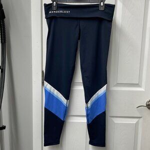 Adidas Wanderlust collab leggings navy